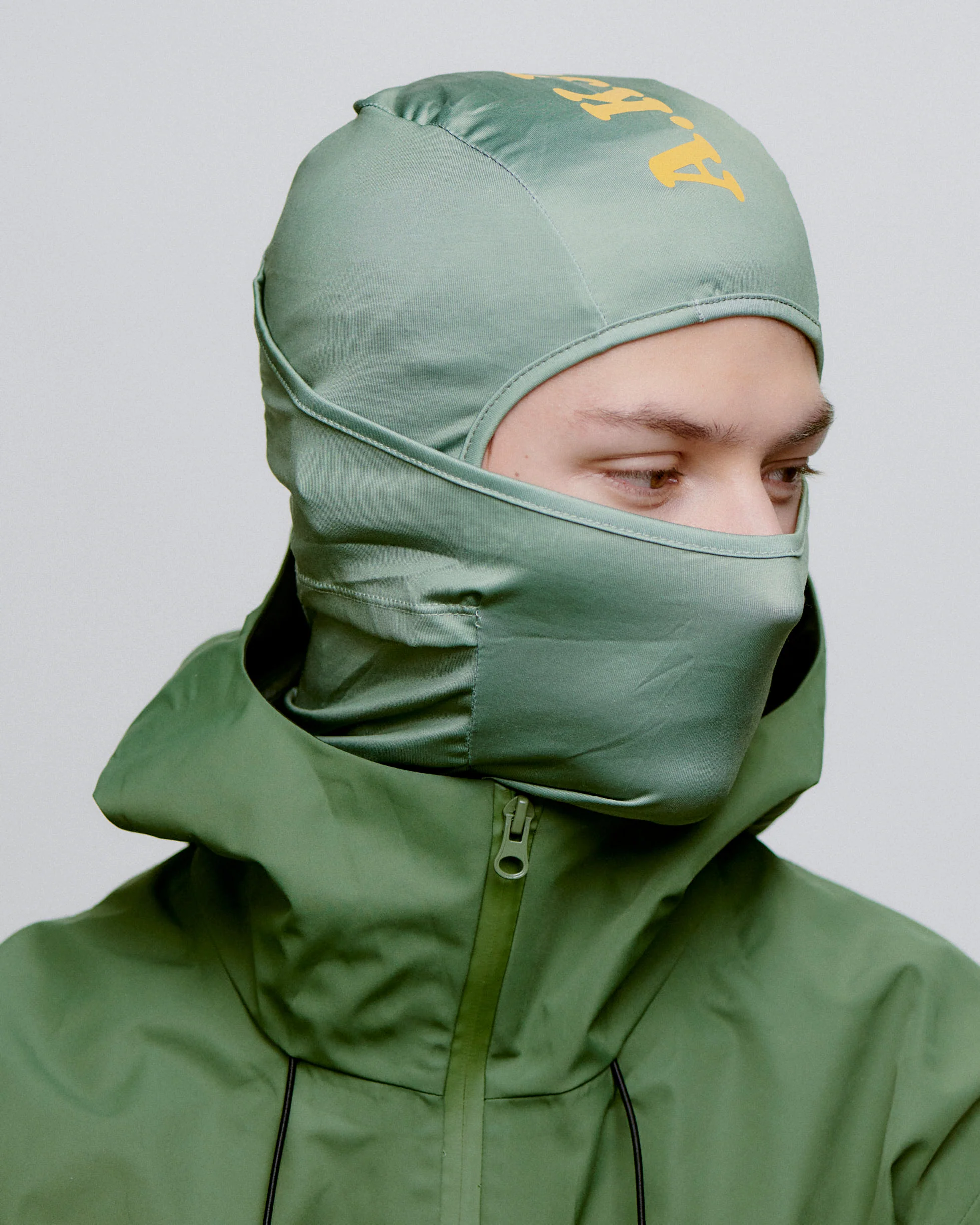 Balaclava Ski Mask - Dark Green - Image 4