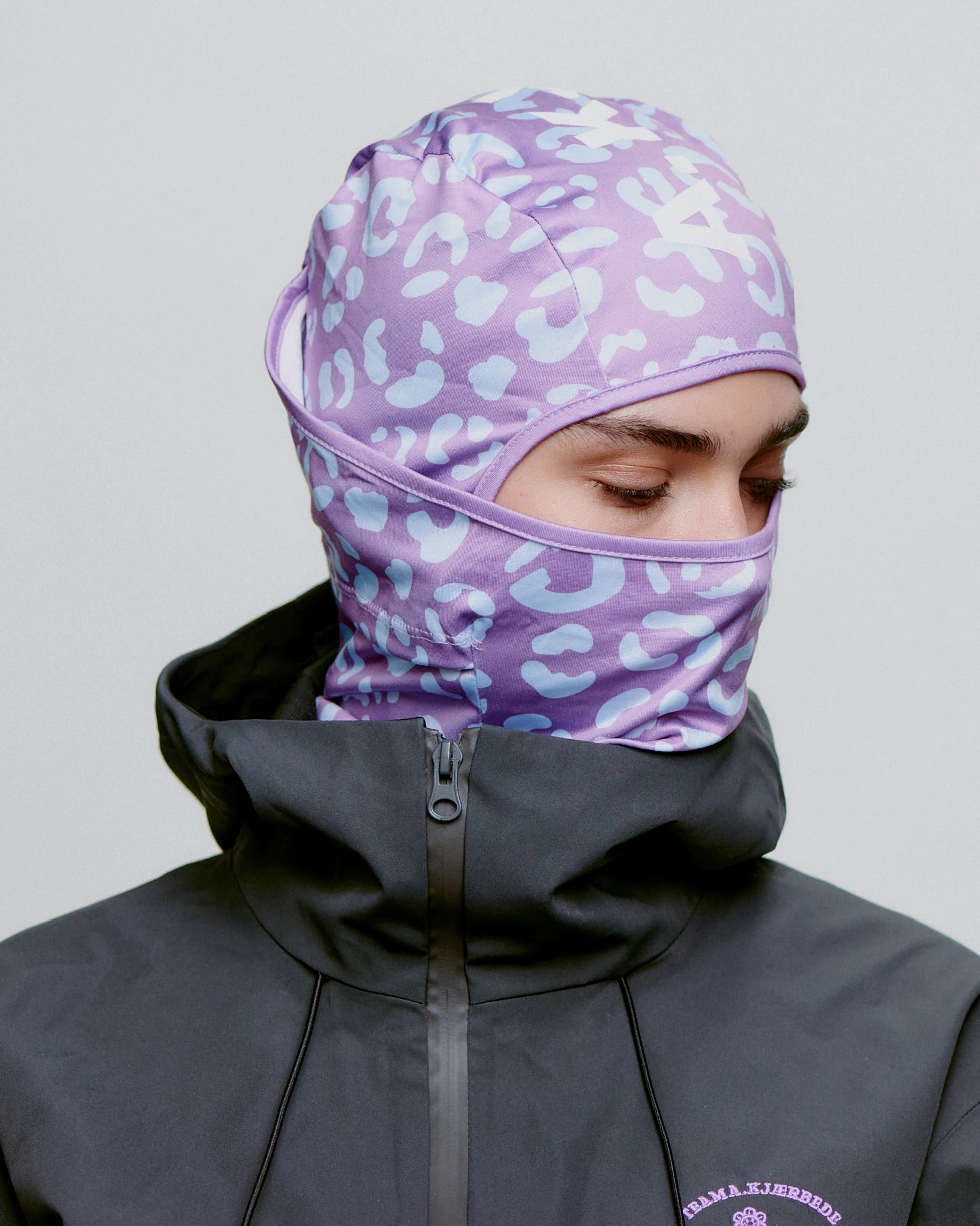 Balaclava Ski Mask - Lavender Leo - Image 4