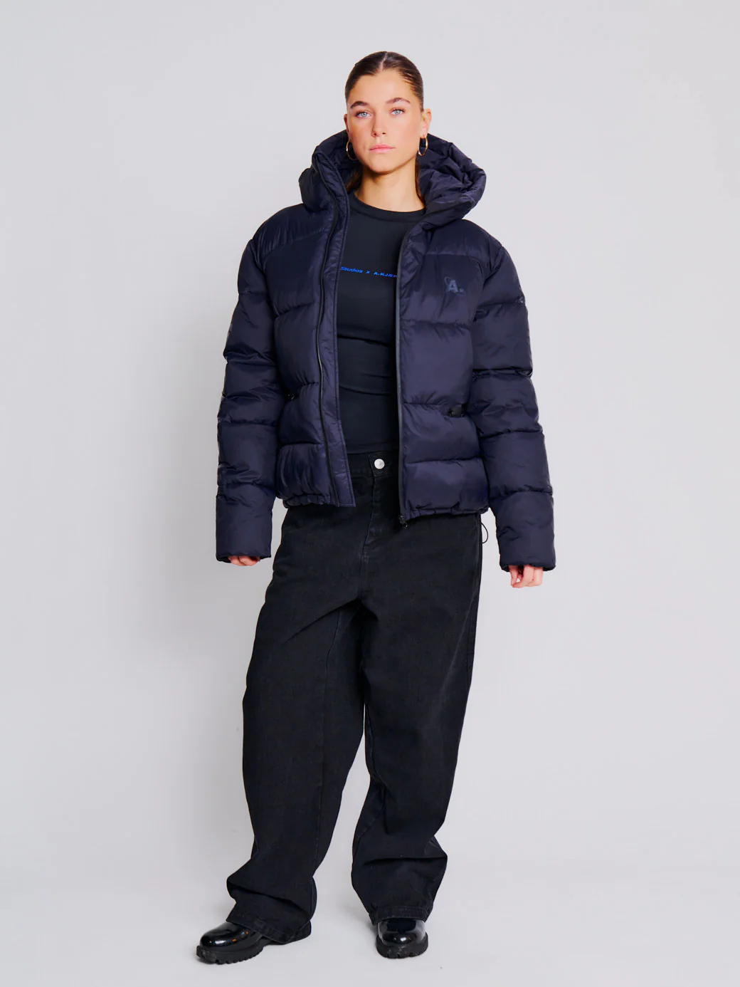 Puffer Jacket - Dark Navy - Image 3