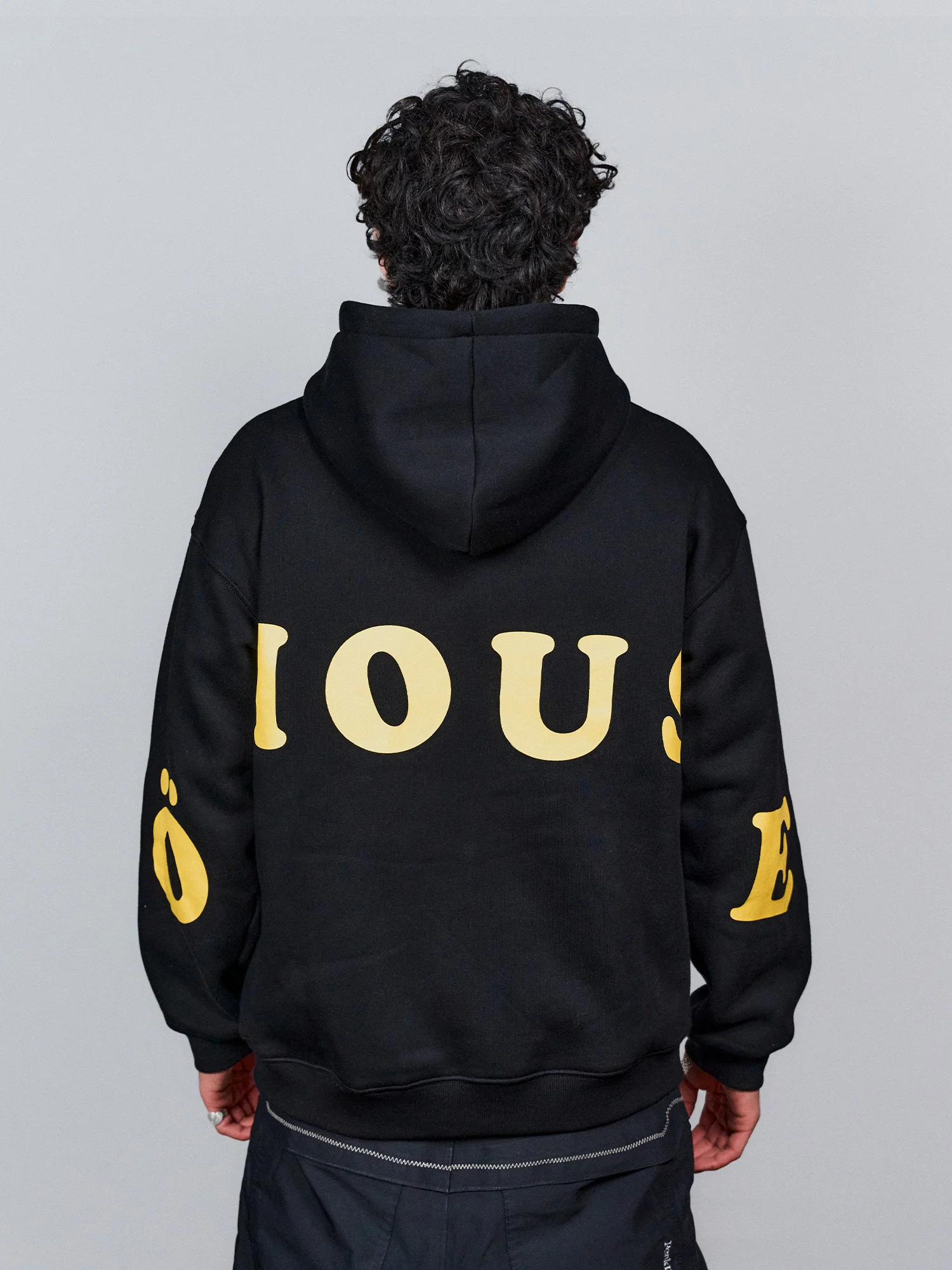 Selma Hoodie ÖHOUSE X A.KJÆRBEDE - Black / Yellow - Image 6